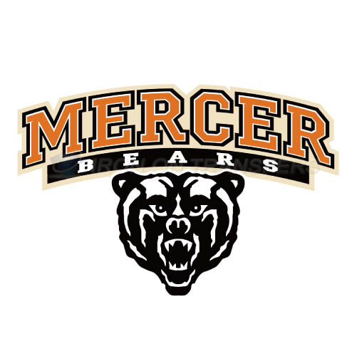 Mercer Bears Iron-on Stickers (Heat Transfers)NO.5022
